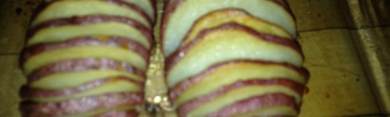 New Red Potatoes, Hasselback Style